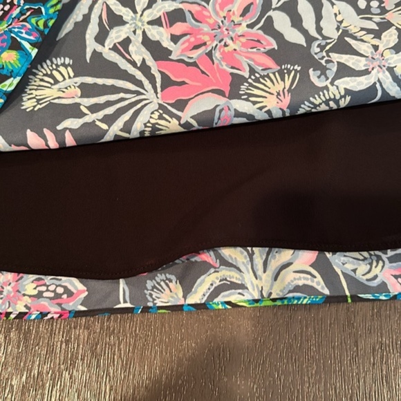 Lilly Pulitzer Imani Long Sleeve Top Blouse Tropic Floral Paradise Glow size XXS - Picture 7 of 15